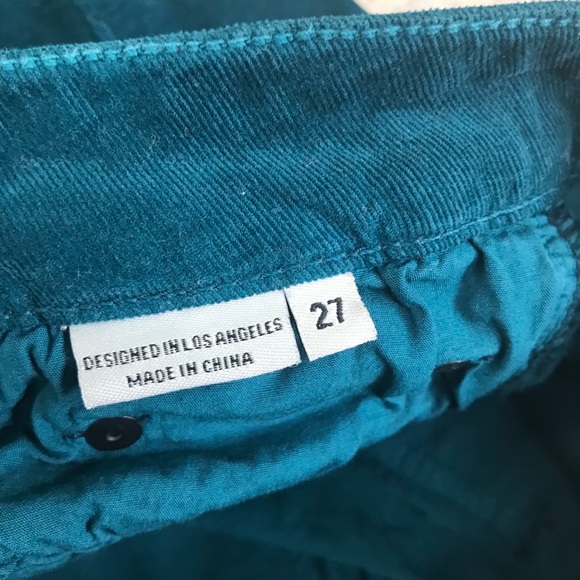 !iT Ultra Skinny Corduroy Jeans in Peacock - Picture 3 of 5