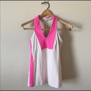 Pink Lululemon Open Soul Tank Top. Size 6.