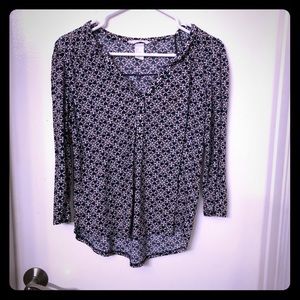H&M blouse 3/4 sleeve