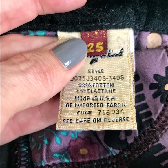 7 For All Mankind Velour Bootcut Jeans - Picture 2 of 4