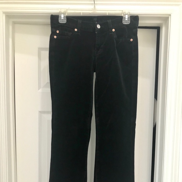 7 For All Mankind Velour Bootcut Jeans - Picture 3 of 4