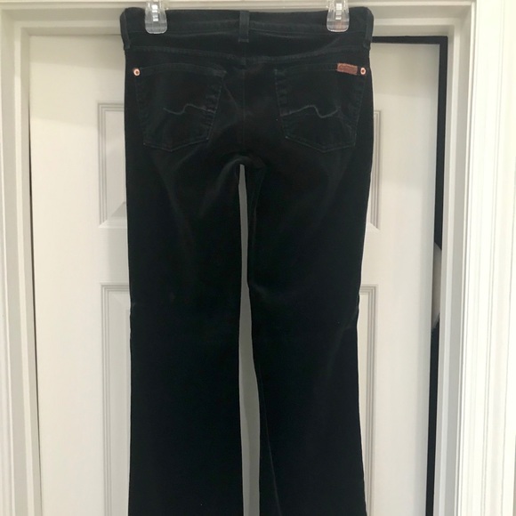 7 For All Mankind Velour Bootcut Jeans - Picture 4 of 4