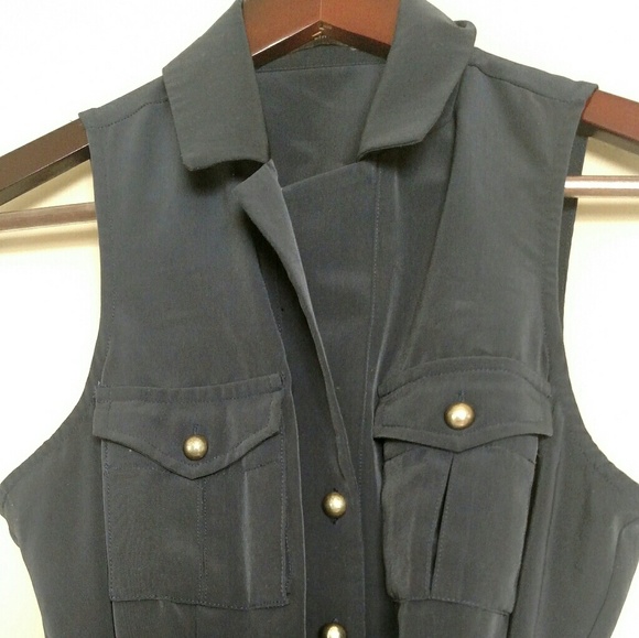 The Limited- sleeveless button up dress - Picture 2 of 4