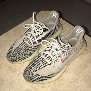 Zebra Yeezy V2