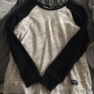 Obey grey and black sweatshirt