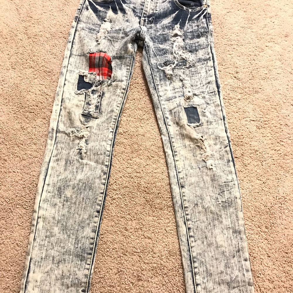 Boys Jeans Light Blue Size 14