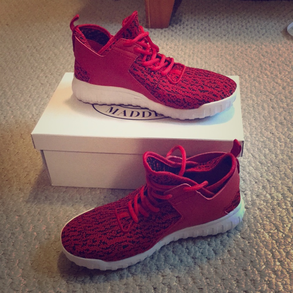 Steve Madden Red tennis shoes