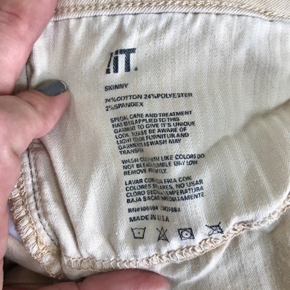 !iT Skinny Jeans in tan - Picture 5 of 6