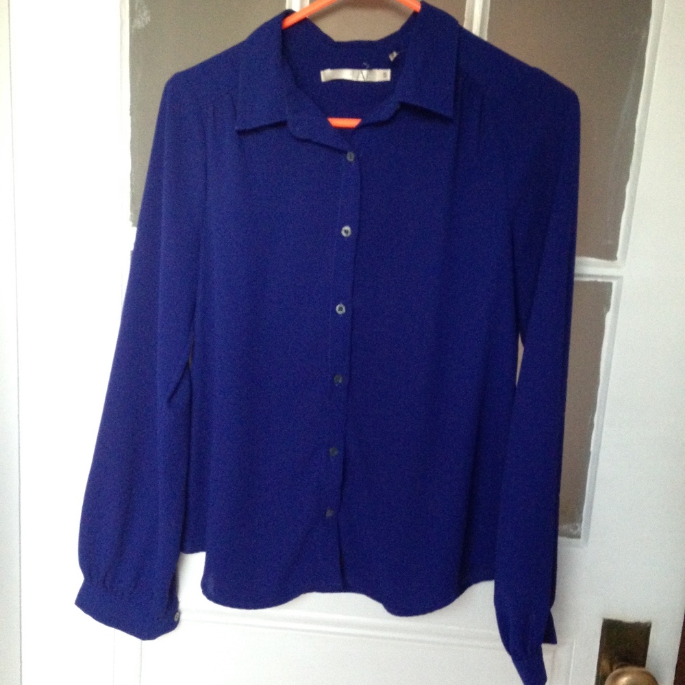 Blue Button Up Shirt