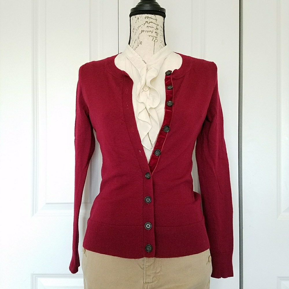 Banana Republic Extra Fine Merino Wool Cardigan