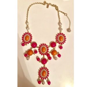 Lilly Pulitzer Dew Drop Statement Bib Necklace
