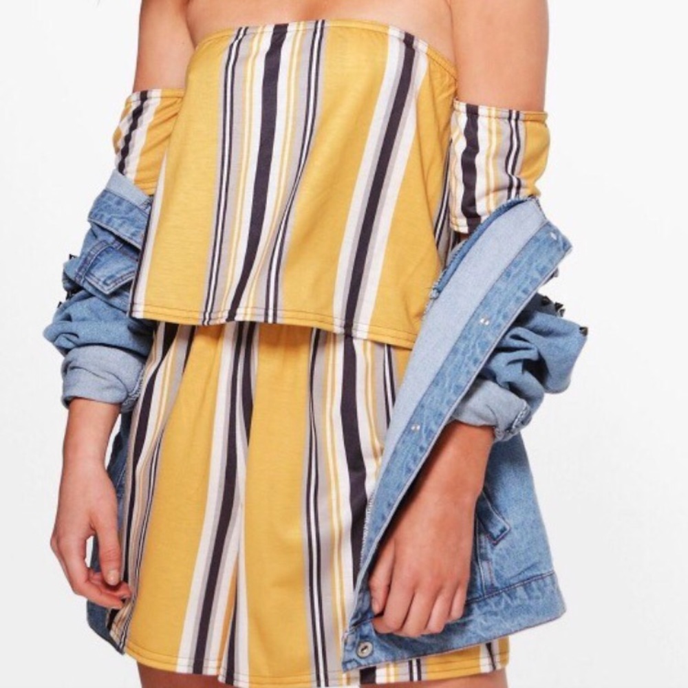 Off the shoulder romper