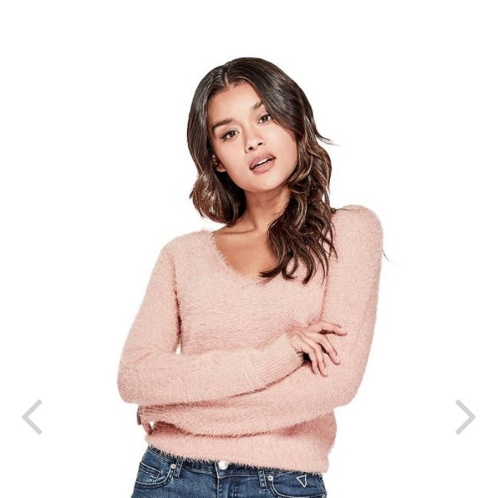 Guess fuzzy sweater