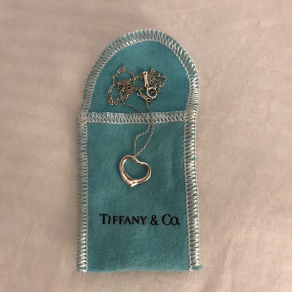 Tiffany’s Elsa Peretti Open Heart Necklace - Picture 1 of 5