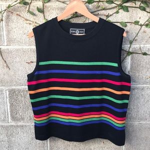 St. John Sport Santana Knit Vest L