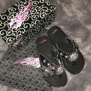 Blazin Roxx western flip flops 💠
