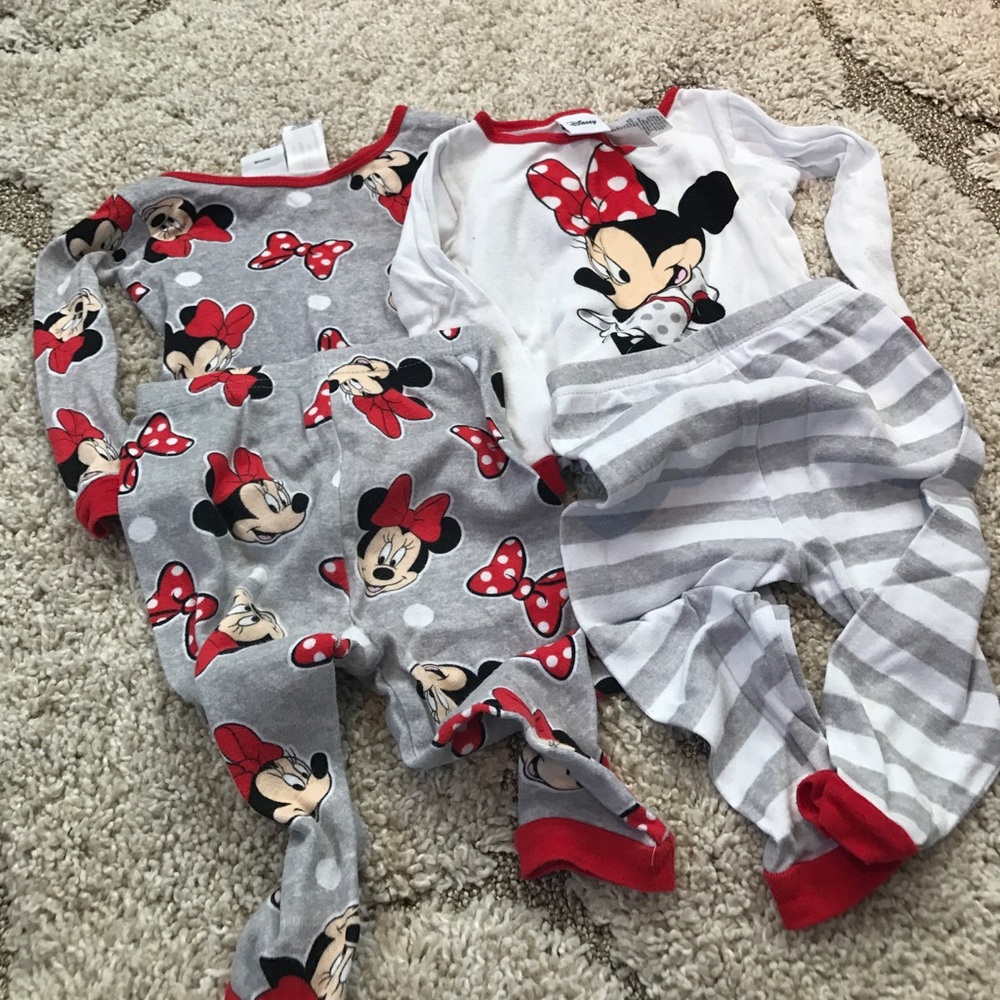 Disney Minnie Mouse 4 Piece PJs