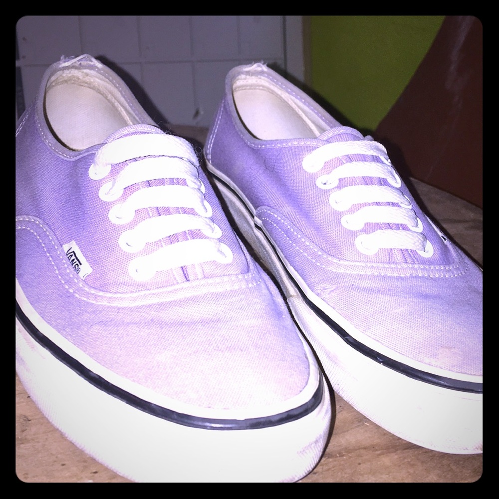vans size 9 I lavender
