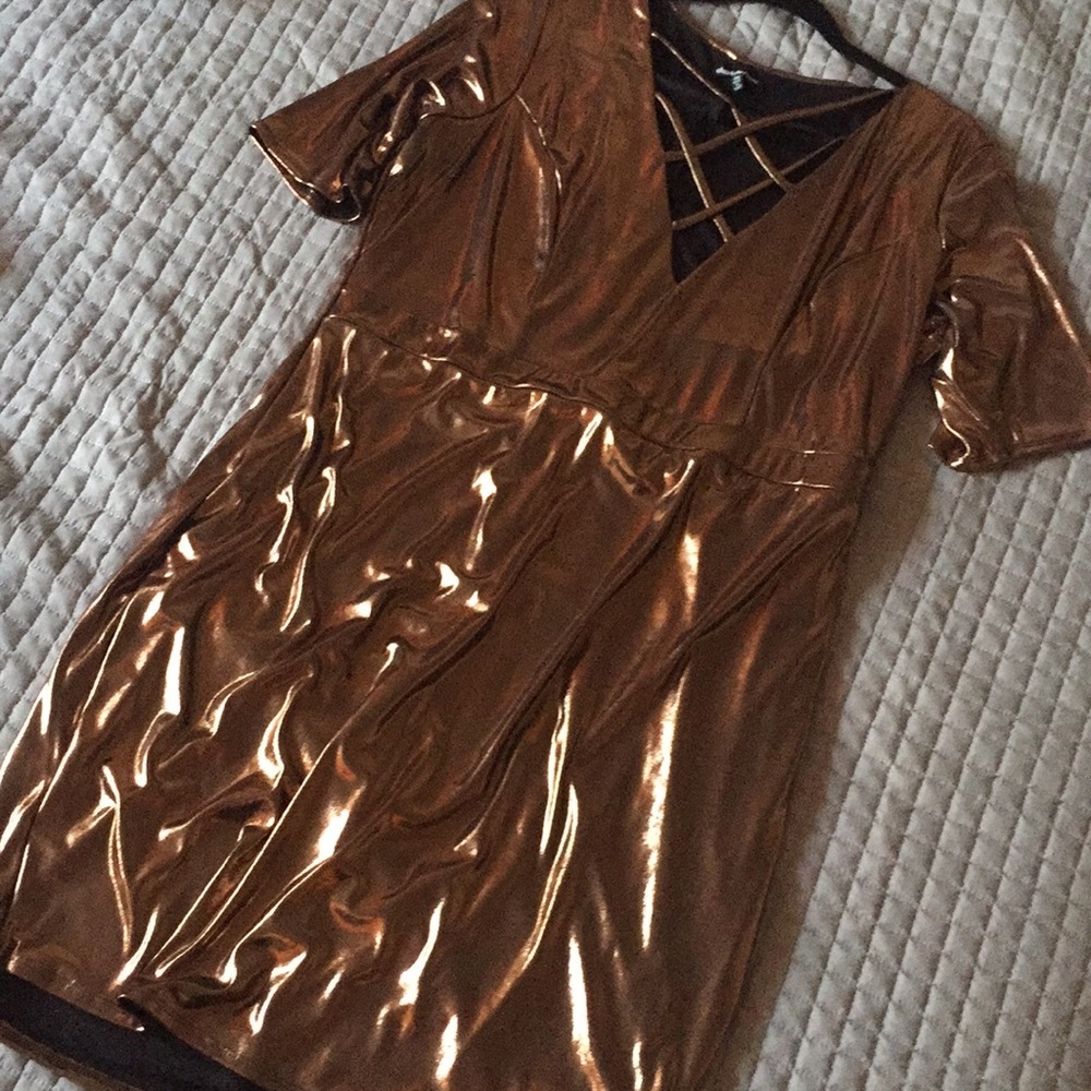 Charlotte Russe Gold Dress