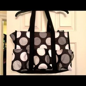 Thirty-one brand zip top organizing utility tote