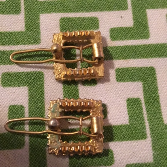 Vintage faux Diamond Barrette - Picture 3 of 3