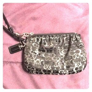 Coach mini wristlet