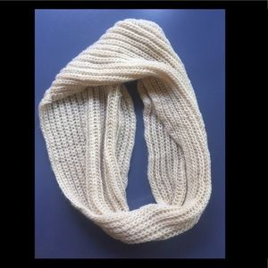 Snuggle with this nude scarf