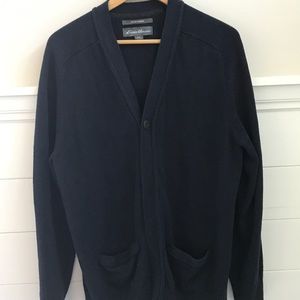 Cashmere cotton men’s cardigan