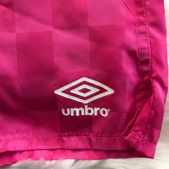 pink umbro shorts