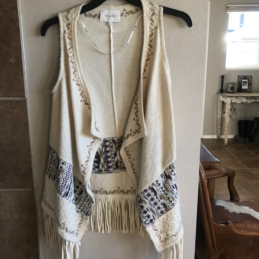 Miss Me fringe vest