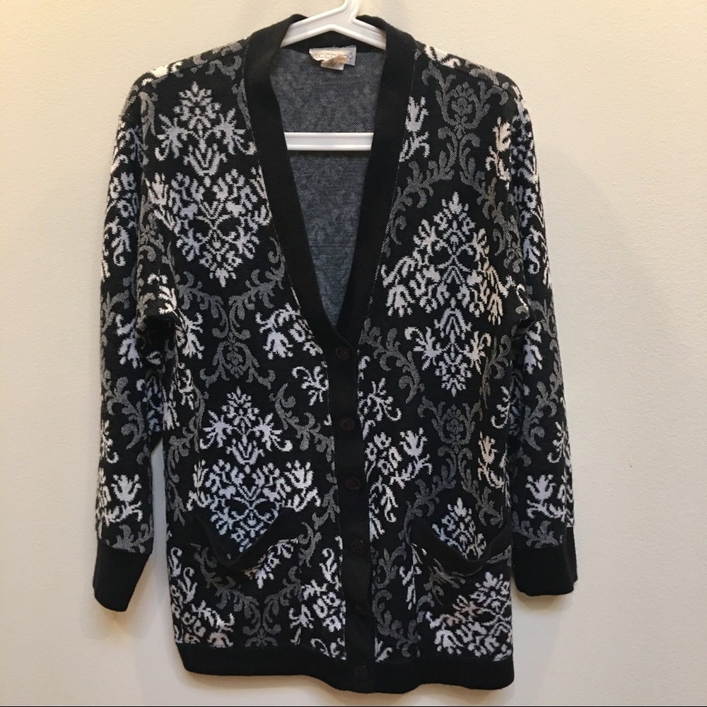 EccoBay printed long sleeve cardigan