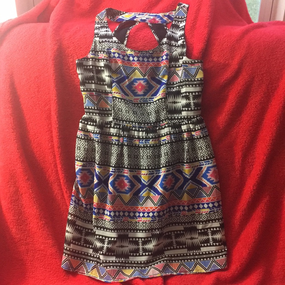 Tribal print dress