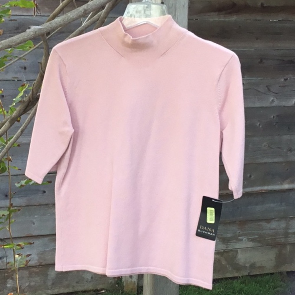 Pink Sweater - Dana Buchman