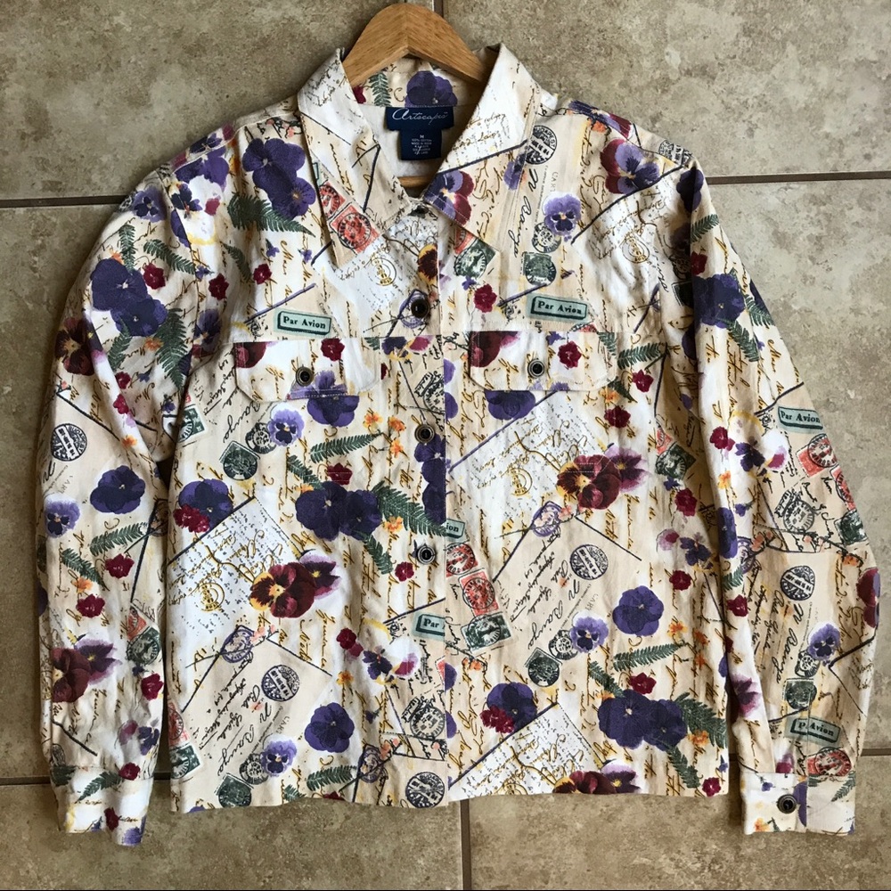 Artscapes vintage denim jacket