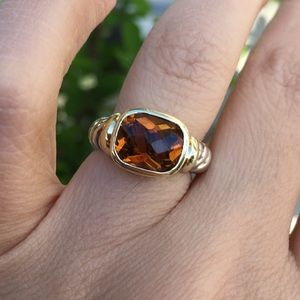 Authentic David Yurman Noblesse Citrine Ring