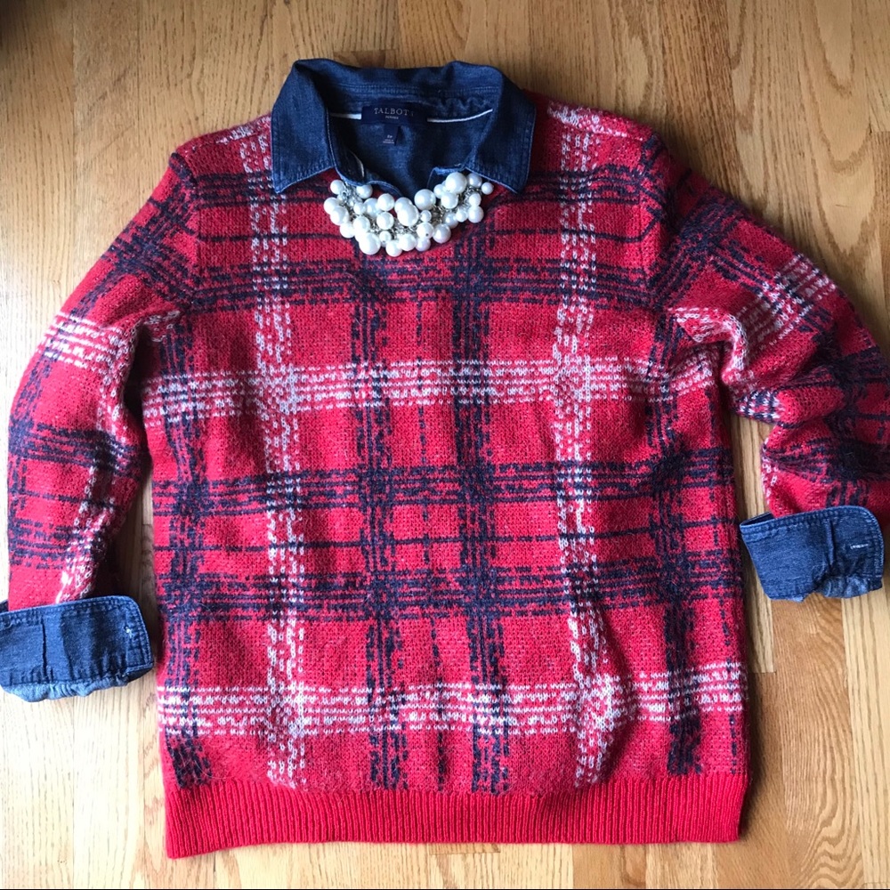 talbots // denim shirt
