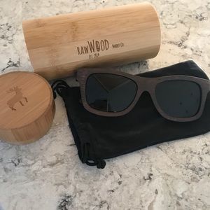 Brand new Raw Wood Shade Co Sunglasses