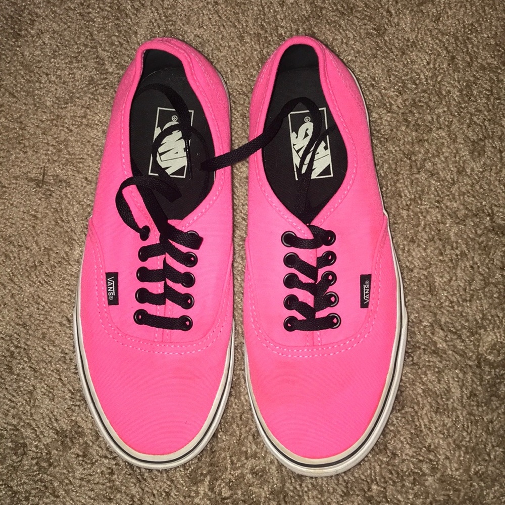 Neon Pink Vans