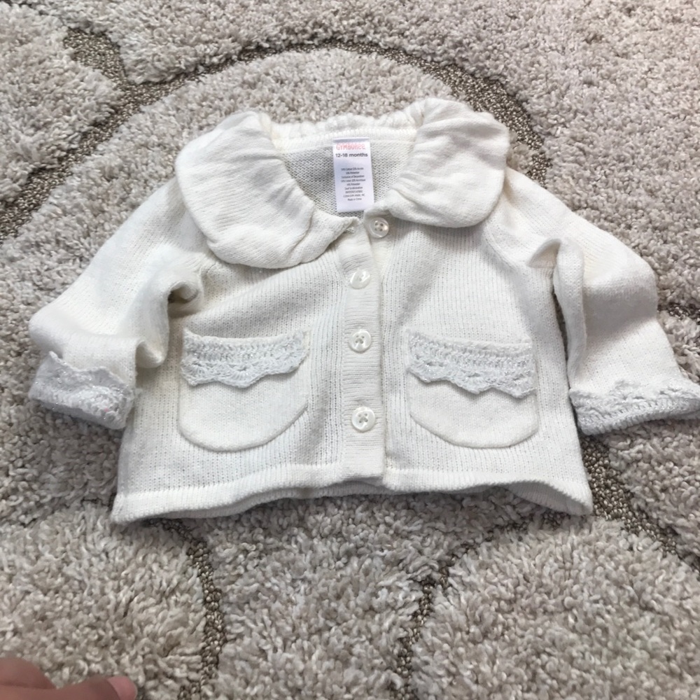 Gymboree Peter Pan Collar Embellished Sleeve