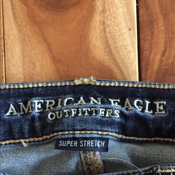 AMERICAN EAGLE super stretch JEANS JEGGING 0 short - Picture 3 of 5