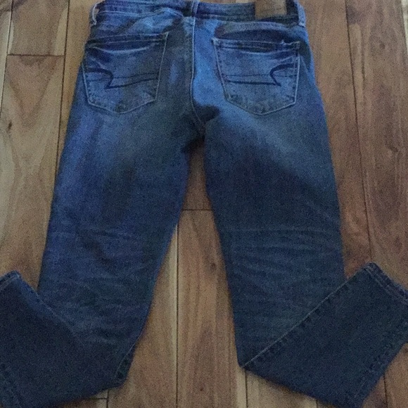 AMERICAN EAGLE super stretch JEANS JEGGING 0 short - Picture 2 of 5
