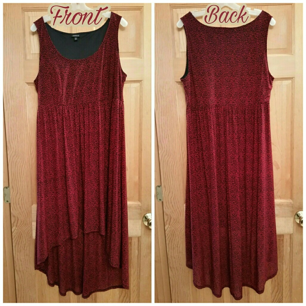 Sleeveless High-Low Dress