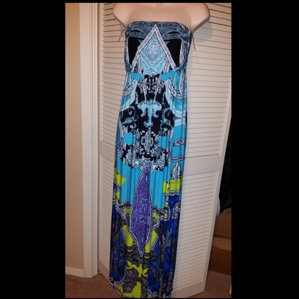 Multi-Colored Silvergate Maxi Dress