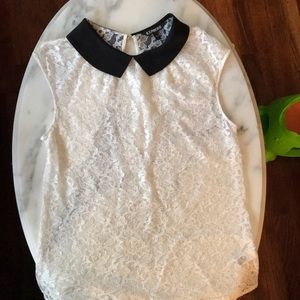 Express White lace blouse
