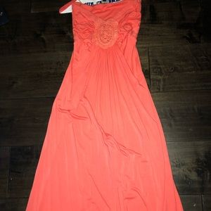 Off shoulder casual maxi dress size small