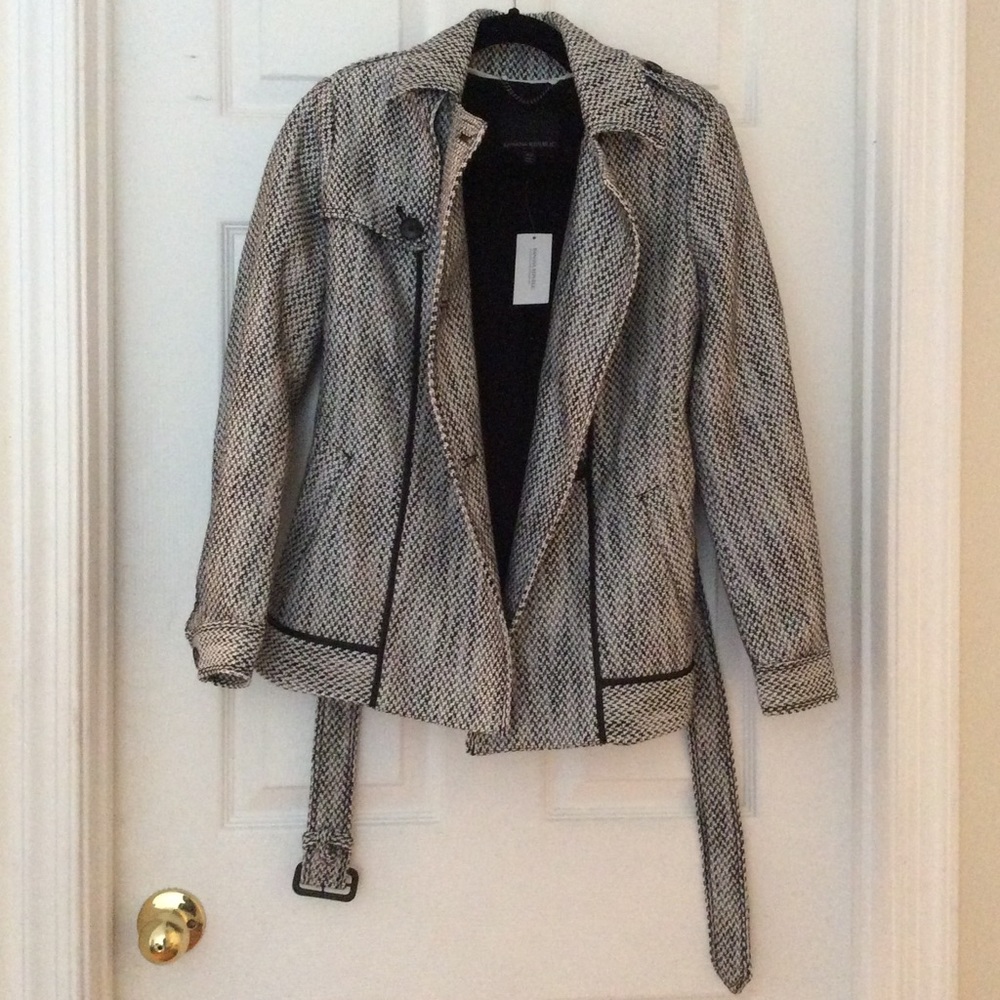 Black and White Thread Jacket