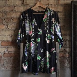 NWT Cotton Candy Navy Floral dress