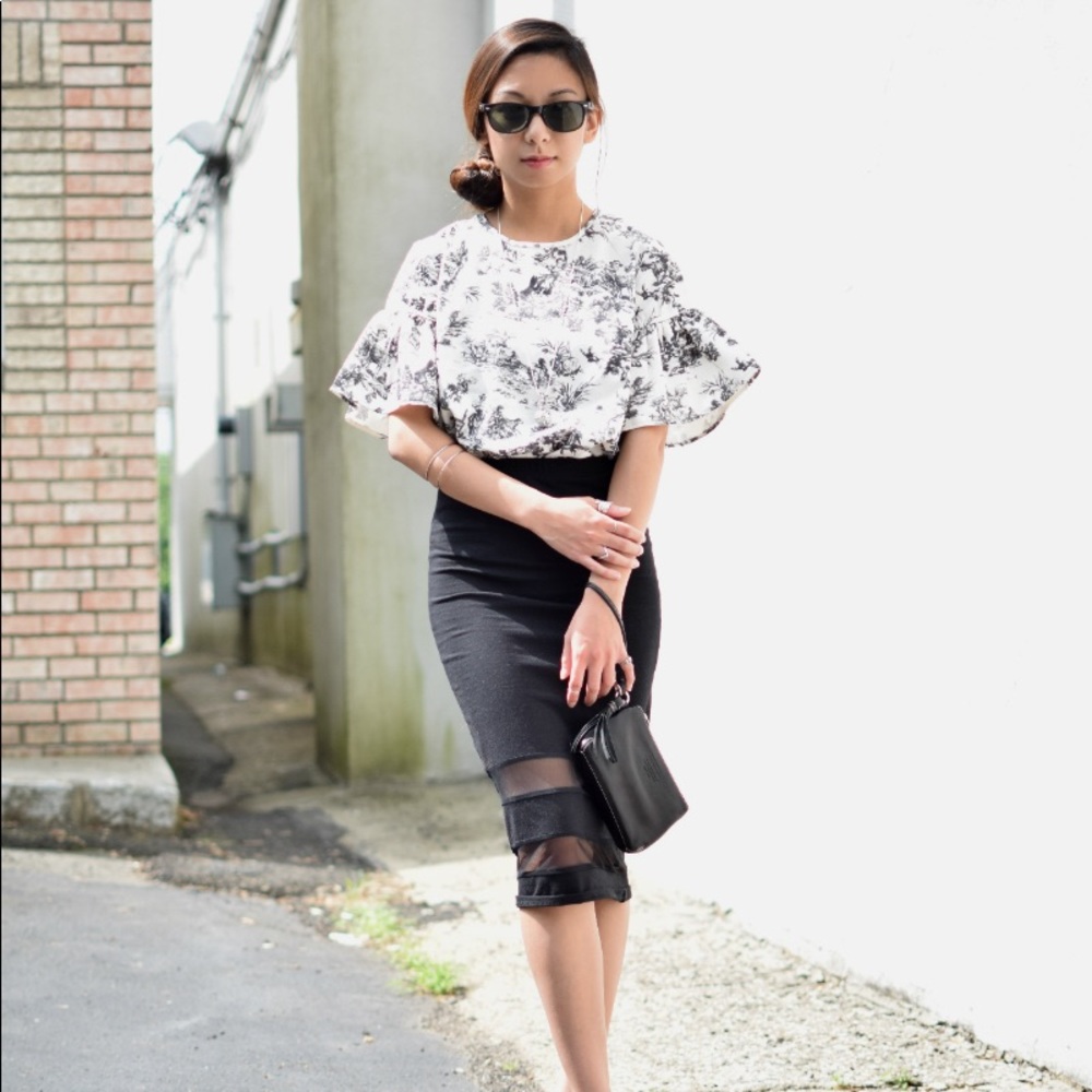 Front Row Floral Blouse
