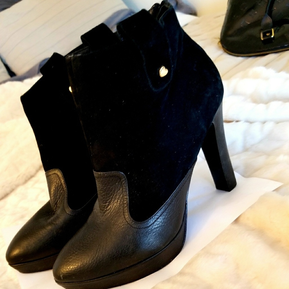 Moschino Ankle Leather Boots