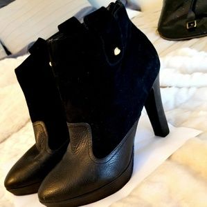 Moschino Ankle Leather Boots